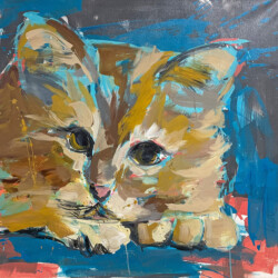 Rote Katze